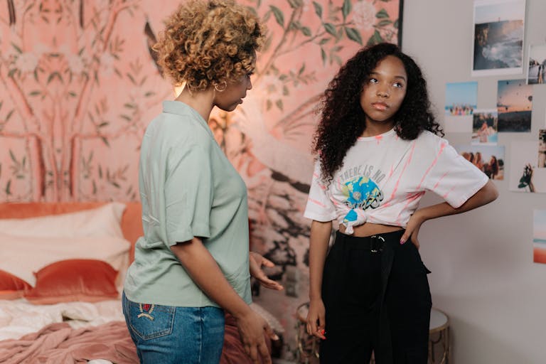 A mother parenting her 20-something daughter
