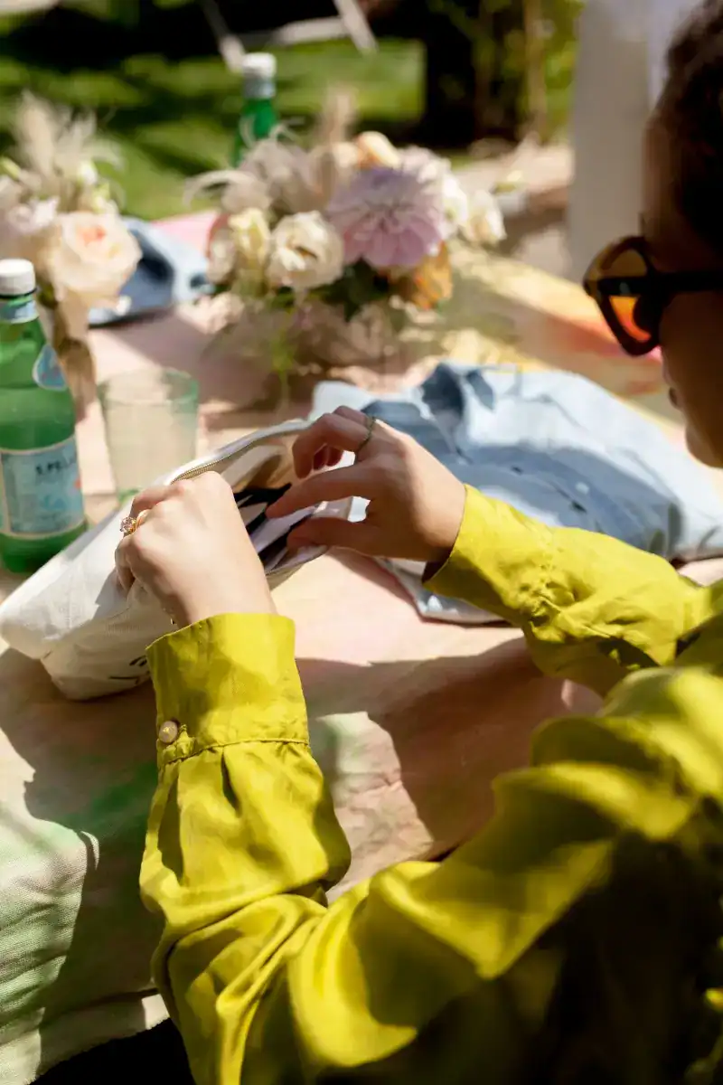 Woman enjoying a creative outdoor activity, reflecting the changes in midlife that lead many women to seek more joy, connection, and simplicity.