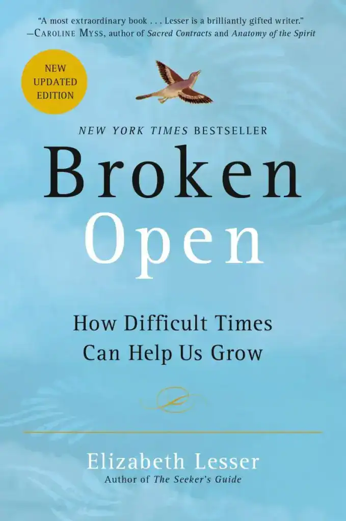 Broken Open by Elizabeth Lesser, the book I'd pick for a book to read when you feel lost.
